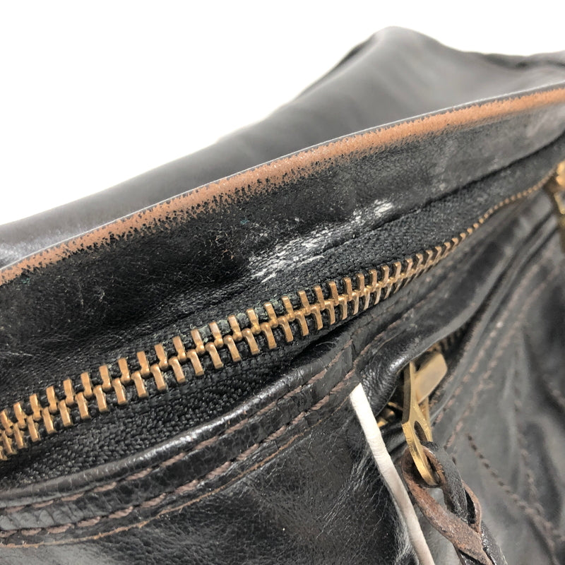 【現状渡し品】【メンズ】 WESTRIDE ウエストライド RIDING WAIST BAG ホースハイド ライディングウエストバッグ ボディバッグ 鞄 188-260728-rs-04-fur カラー：ブラック 万代Net店