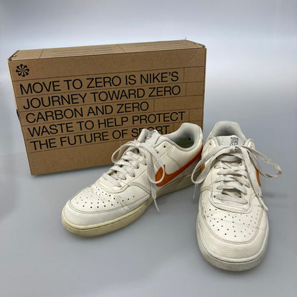 【中古品】【メンズ】 NIKE ナイキ DH2987-104 COURT VISION LO スニーカー 160-251028-WA-06-iwa サイズ：25.5 カラー：オフホワイト系 オレンジ 万代Net店