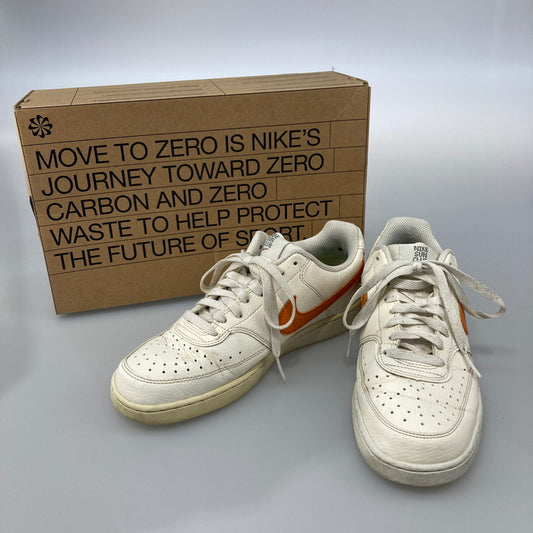 【中古品】【メンズ】 NIKE ナイキ DH2987-104 COURT VISION LO スニーカー 160-251028-WA-06-iwa サイズ：25.5 カラー：オフホワイト系 オレンジ 万代Net店