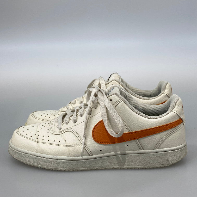 【中古品】【メンズ】 NIKE ナイキ DH2987-104 COURT VISION LO スニーカー 160-251028-WA-06-iwa サイズ：25.5 カラー：オフホワイト系 オレンジ 万代Net店