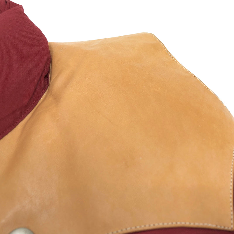 【中古品】【メンズ】 JELADO ジェラード WISEMAN VEST ウエスタン ダウンベスト アウター 145-260731-rs-01 -fur サイズ：M カラー：レッド/ブラウン 万代Net店