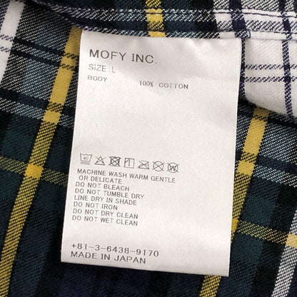 【中古品】【メンズ】 SEQUEL TARTAN FLYFRONT SHIRT SQ-25SS-SH-03 タータンチェック フライフロント 長袖 シャツ トップス 142-260512-rs-03-fur サイズ：L カラー：ネイビー系 万代Net店
