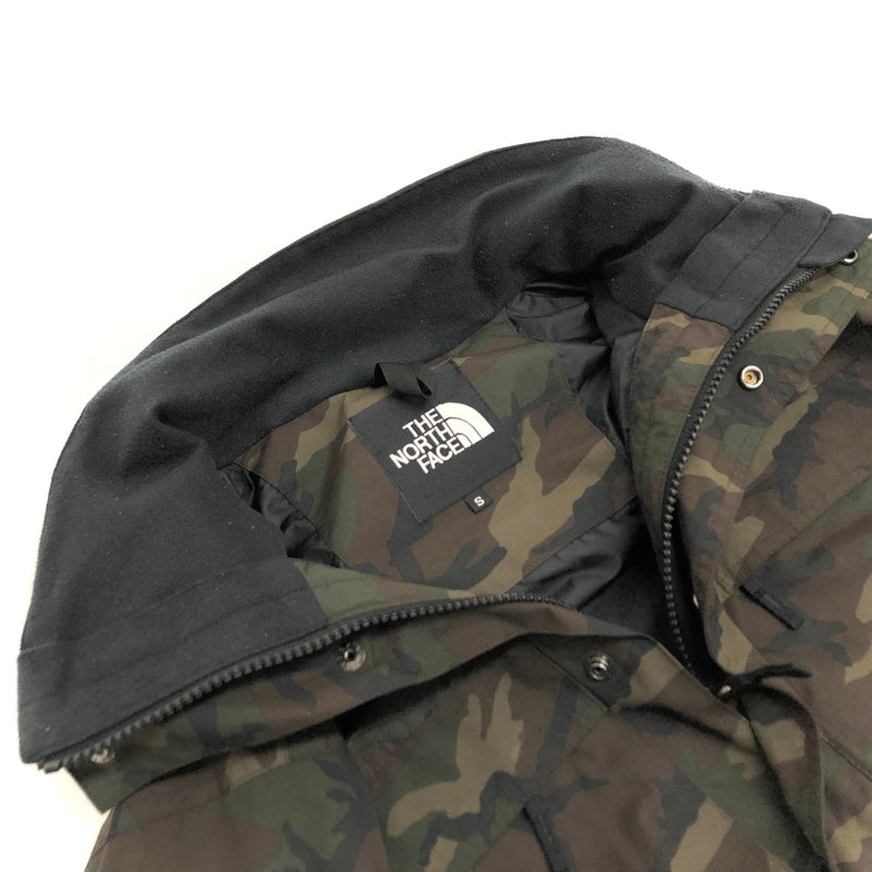 【中古品】【メンズ】 THE NORTH FACE ザ・ノースフェイス CAMO MOUNTAIN JACKET NP61647Z マウンテンジャケット マウンテンパーカー カモフラージュ 迷彩 アウター 古着 144-261022-rs-03-fur サイズ：S カラー：カモフラージュ 万代Net店