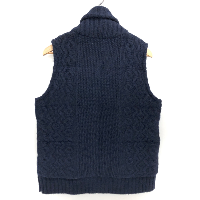 【中古品】【メンズ】 SUGAR CANE シュガーケーン Destiny WOOL VEST ウールベスト ニットベスト 145-260731-rs-02-fur サイズ：38 カラー：ネイビー 万代Net店
