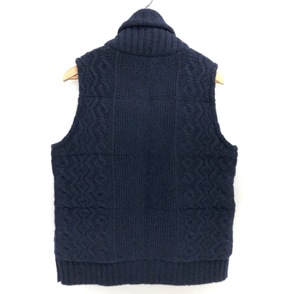 【中古品】【メンズ】 SUGAR CANE シュガーケーン Destiny WOOL VEST ウールベスト ニットベスト 145-260731-rs-02-fur サイズ：38 カラー：ネイビー 万代Net店