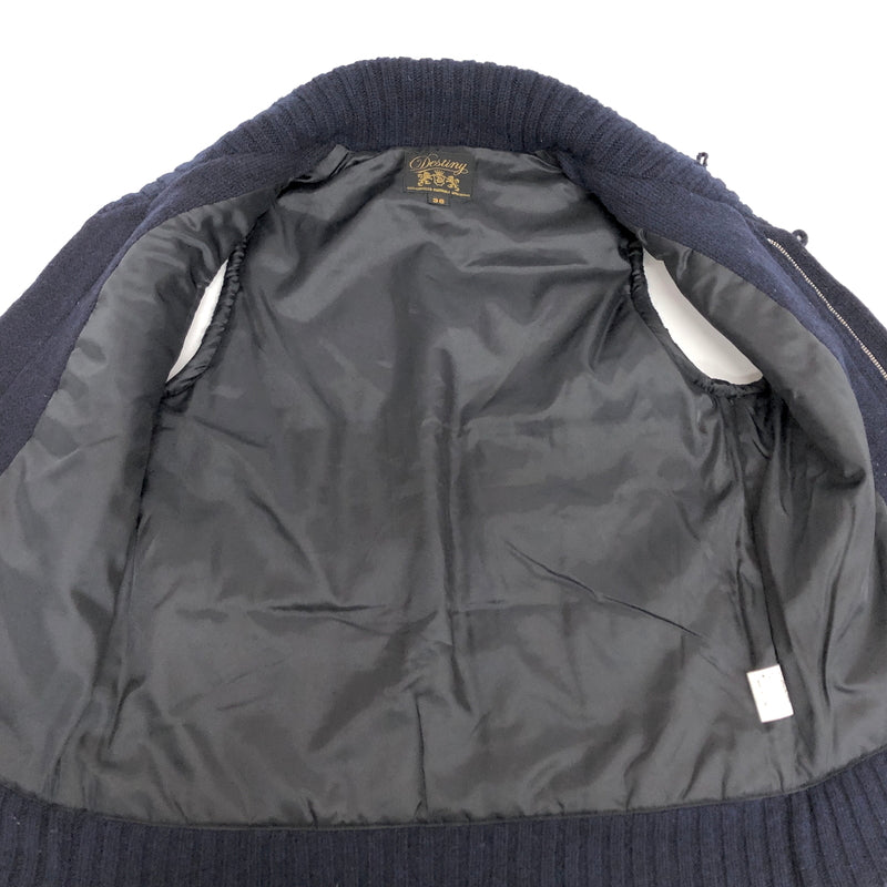 【中古品】【メンズ】 SUGAR CANE シュガーケーン Destiny WOOL VEST ウールベスト ニットベスト 145-260731-rs-02-fur サイズ：38 カラー：ネイビー 万代Net店