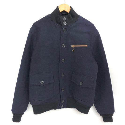 【中古品】【メンズ】 UNITED CARR ユナイテッドカー A-1TYPE FLIGHT JACKET UC11811 フライトジャケット アウター 古着 東洋エンタープライズ 145-261022-rs-04-fur サイズ：40 カラー：ネイビー 万代Net店