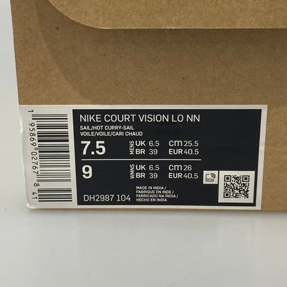 【中古品】【メンズ】 NIKE ナイキ DH2987-104 COURT VISION LO スニーカー 160-251028-WA-06-iwa サイズ：25.5 カラー：オフホワイト系 オレンジ 万代Net店