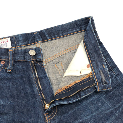 【現状渡し品】【メンズ】 CANTON キャントン DENIM PANTS LOT571 デニムパンツ Gパン ジーンズ ボトムス 古着 151-261022-rs-05-fur サイズ：W28 L34 カラー：インディゴ 万代Net店