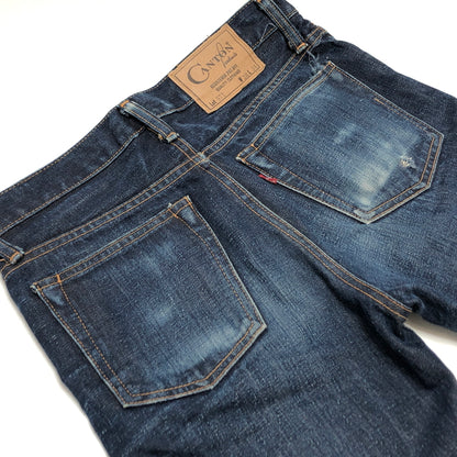 【現状渡し品】【メンズ】 CANTON キャントン DENIM PANTS LOT571 デニムパンツ Gパン ジーンズ ボトムス 古着 151-261022-rs-05-fur サイズ：W28 L34 カラー：インディゴ 万代Net店