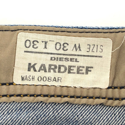 【中古品】【メンズ】 DIESEL ディーゼル KARDEEF DENIM PANTS 00T0010089X デニムパンツ Gパン ジーンズ ボトムス 152-260512-rs-07-fur サイズ：W30 L30 カラー：インディゴ 万代Net店