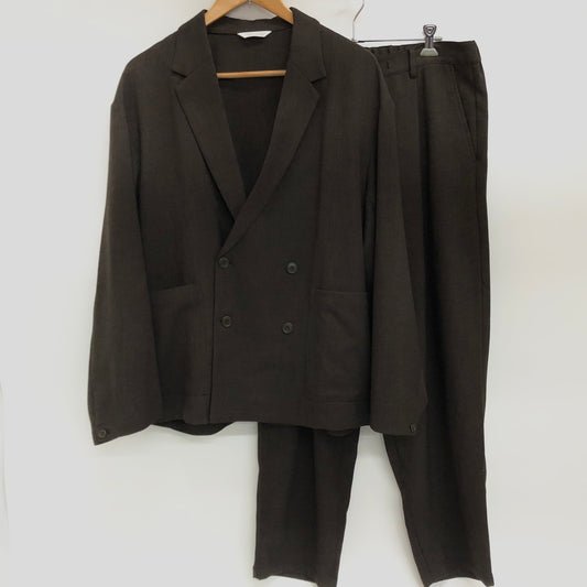 【中古品】【メンズ】 JOURNAL STANDARD ジャーナルスタンダード 21-010-600-2230-3-0 セットアップ ジャケット パンツ 2点セット スーツ 147-251204-yu-02-fur サイズ：M カラー：ブラウン系 万代Net店