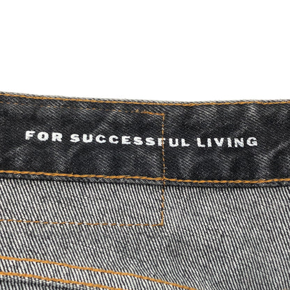 【中古品】【メンズ】 DIESEL ディーゼル D-RISE DENIM PANTS デニムパンツ Gパン ジーンズ ダメージ加工 ボトムス 古着 152-261022-rs-06-fur サイズ：28 カラー：ブラックインディゴ 万代Net店