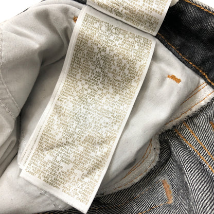【中古品】【メンズ】 DIESEL ディーゼル D-RISE DENIM PANTS デニムパンツ Gパン ジーンズ ダメージ加工 ボトムス 古着 152-261022-rs-06-fur サイズ：28 カラー：ブラックインディゴ 万代Net店