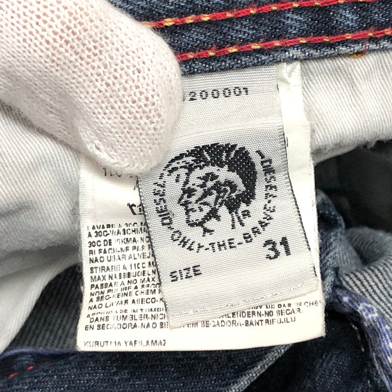 【ジャンク品】【メンズ】 DIESEL ディーゼル PADDOM DENIM PANTS 00ECAL F0001 デニムパンツ Gパン ジーンズ ボトムス 152-260512-rs-09-fur サイズ：W31 L34 カラー：インディゴ 万代Net店