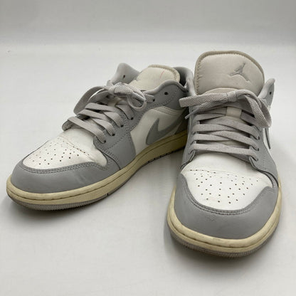 【中古品】【レディース】 NIKE ナイキ 箱無し DC0774-103 WOMEN’S AIR JORDAN １ LOW 靴 スニーカー 160-250616-NS-23-iwa サイズ：26.5cm カラー：ホワイト グレー 万代Net店