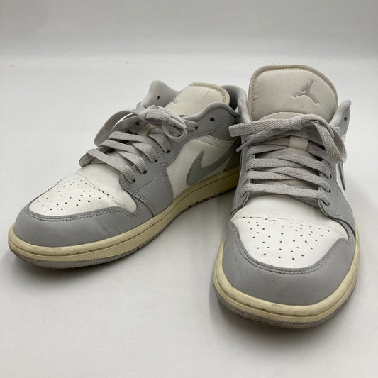 【中古品】【レディース】 NIKE ナイキ 箱無し DC0774-103 WOMEN’S AIR JORDAN １ LOW 靴 スニーカー 160-250616-NS-23-iwa サイズ：26.5cm カラー：ホワイト グレー 万代Net店