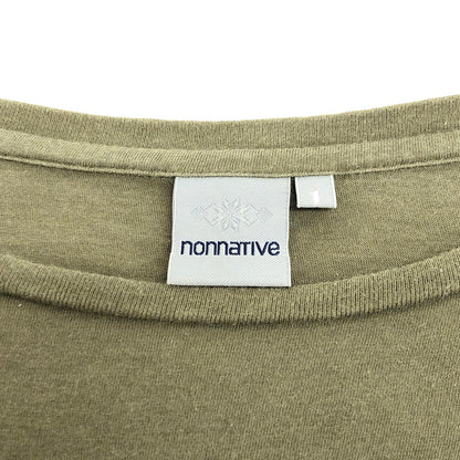【現状渡し品】【メンズ】 nonnative ノンネイティブ S/S TEE 半袖 Tシャツ トップス アメカジ系 145-251204-yu-03-fur サイズ：1 カラー：カーキ系 万代Net店
