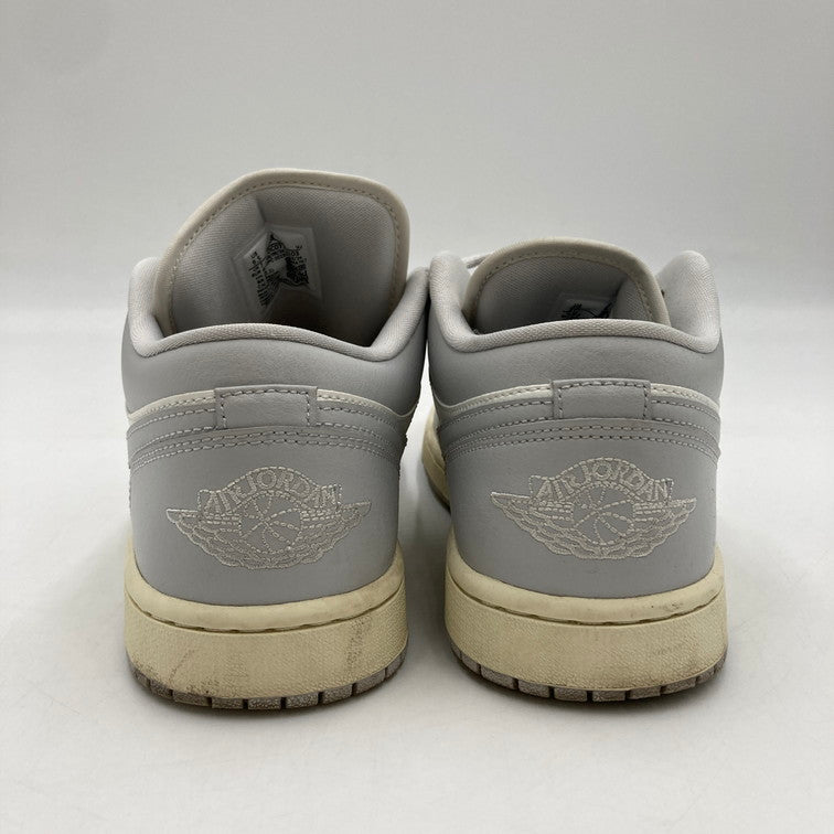 【中古品】【レディース】 NIKE ナイキ 箱無し DC0774-103 WOMEN’S AIR JORDAN １ LOW 靴 スニーカー 160-250616-NS-23-iwa サイズ：26.5cm カラー：ホワイト グレー 万代Net店