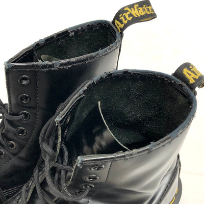 【現状渡し品】【メンズ】 DR.MARTENS ドクターマーチン 1460 8EYE BOOT レザー ブーツ シューズ 靴 164-260512-rs-06-fur サイズ：UK9 (日本サイズ 27.5cm相当) カラー：ブラック 万代Net店