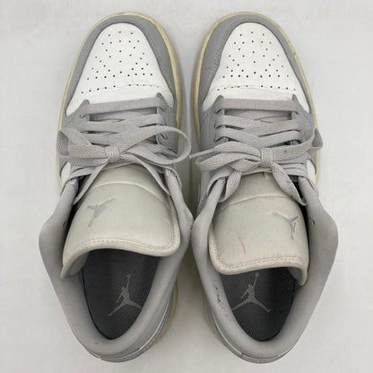 【中古品】【レディース】 NIKE ナイキ 箱無し DC0774-103 WOMEN’S AIR JORDAN １ LOW 靴 スニーカー 160-250616-NS-23-iwa サイズ：26.5cm カラー：ホワイト グレー 万代Net店