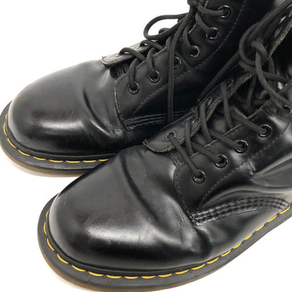 【現状渡し品】【メンズ】 DR.MARTENS ドクターマーチン 1460 8EYE BOOT レザー ブーツ シューズ 靴 164-260512-rs-06-fur サイズ：UK9 (日本サイズ 27.5cm相当) カラー：ブラック 万代Net店
