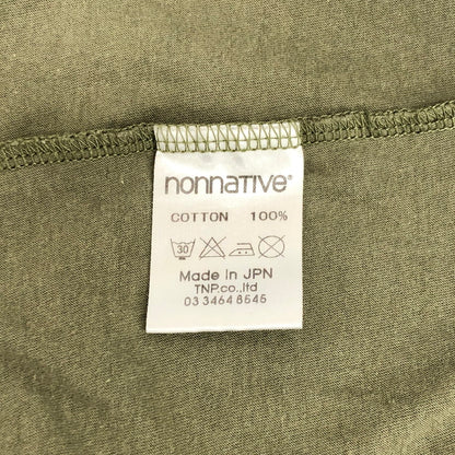 【現状渡し品】【メンズ】 nonnative ノンネイティブ S/S TEE 半袖 Tシャツ トップス アメカジ系 145-251204-yu-03-fur サイズ：1 カラー：カーキ系 万代Net店