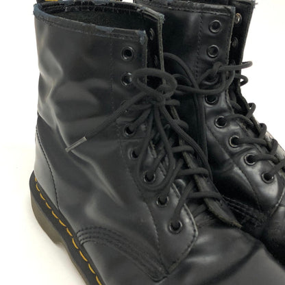 【現状渡し品】【メンズ】 DR.MARTENS ドクターマーチン 1460 8EYE BOOT レザー ブーツ シューズ 靴 164-260512-rs-06-fur サイズ：UK9 (日本サイズ 27.5cm相当) カラー：ブラック 万代Net店