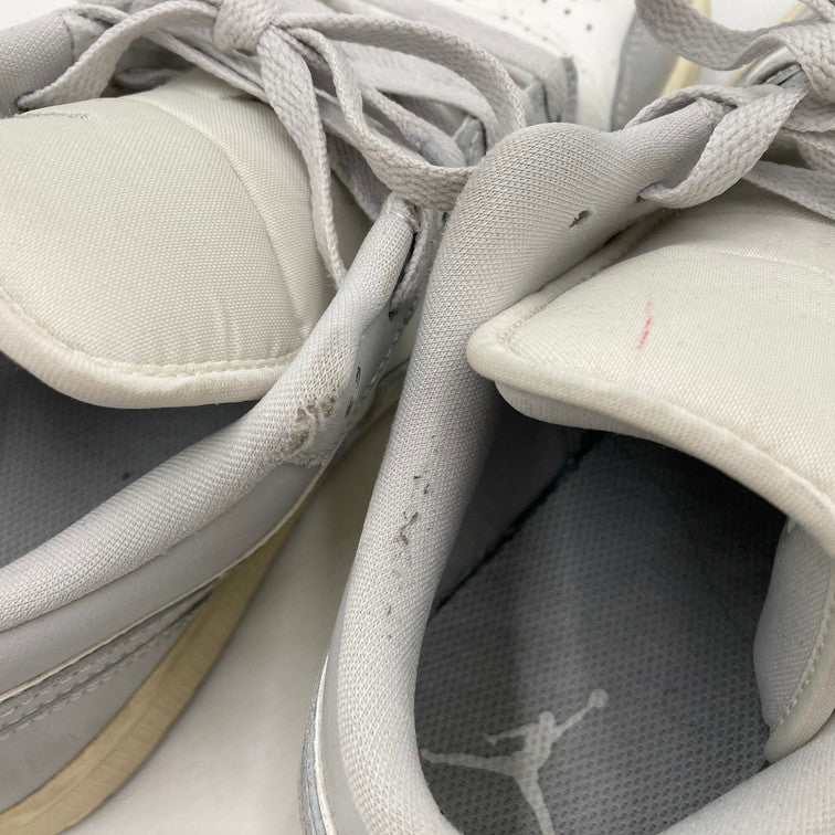 【中古品】【レディース】 NIKE ナイキ 箱無し DC0774-103 WOMEN’S AIR JORDAN １ LOW 靴 スニーカー 160-250616-NS-23-iwa サイズ：26.5cm カラー：ホワイト グレー 万代Net店