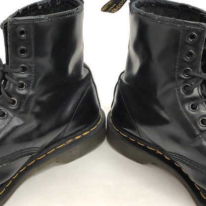 【現状渡し品】【メンズ】 DR.MARTENS ドクターマーチン 1460 8EYE BOOT レザー ブーツ シューズ 靴 164-260512-rs-06-fur サイズ：UK9 (日本サイズ 27.5cm相当) カラー：ブラック 万代Net店