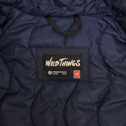 【現状渡し品】【メンズ】 WILDTHINGS ワイルドシングス ダウンジャケット アウトドア 144-251204-yu-04-fur サイズ：L カラー：ネイビー系 万代Net店