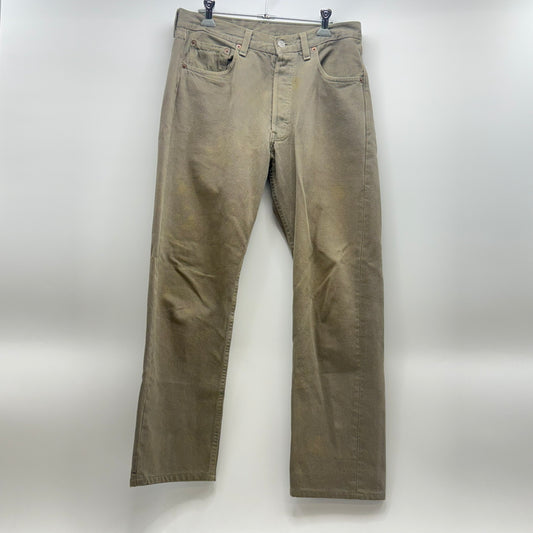 【中古品】【メンズ】 LEVI'S リーバイス 90S 501 DENIM PANT 501-0175 95年製 刻印552 デニムパンツ ボトムス 157-260621-sa-02-fur サイズ：32×32 カラー：ブラウン 万代Net店
