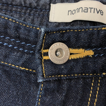 【中古品】【メンズ】 NONNATIVE ノンネイティブ DWELLER 5P JEANS COTTON 12oz SELVEDGE DENIM NWNN-P2601 デニムパンツ Gパン ジーンズ ボトムス 古着 151-261022-rs-07-fur サイズ：1 カラー：インディゴ 万代Net店