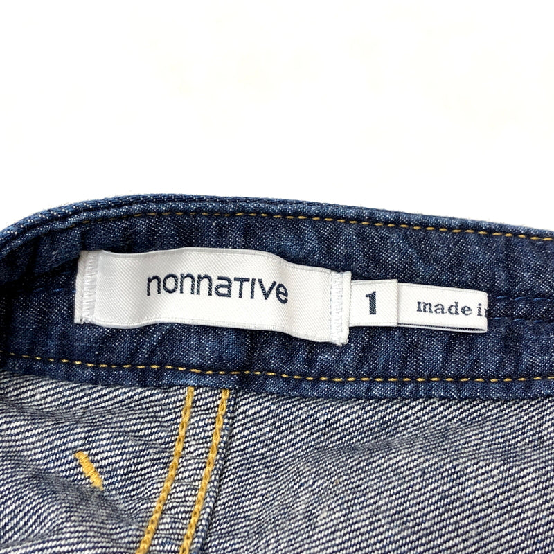 【中古品】【メンズ】 NONNATIVE ノンネイティブ DWELLER 5P JEANS COTTON 12oz SELVEDGE DENIM NWNN-P2601 デニムパンツ Gパン ジーンズ ボトムス 古着 151-261022-rs-07-fur サイズ：1 カラー：インディゴ 万代Net店