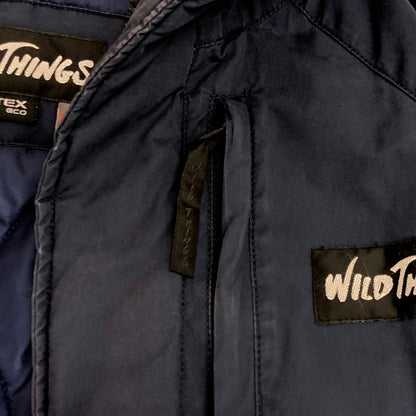 【現状渡し品】【メンズ】 WILDTHINGS ワイルドシングス ダウンジャケット アウトドア 144-251204-yu-04-fur サイズ：L カラー：ネイビー系 万代Net店