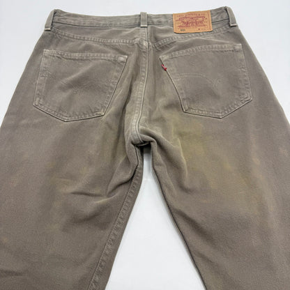 【中古品】【メンズ】 LEVI'S リーバイス 90S 501 DENIM PANT 501-0175 95年製 刻印552 デニムパンツ ボトムス 157-260621-sa-02-fur サイズ：32×32 カラー：ブラウン 万代Net店