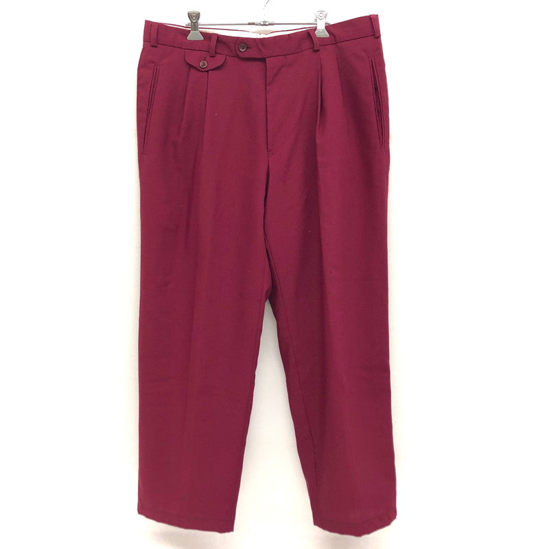 【ジャンク品】【メンズ】 REDPOINT レッドポイント スラックスパンツ カラーパンツ ズボン ボトムス 157-240919-rs-02-fur サイズ：27 カラー：ボルドー・ワイン系 万代Net店