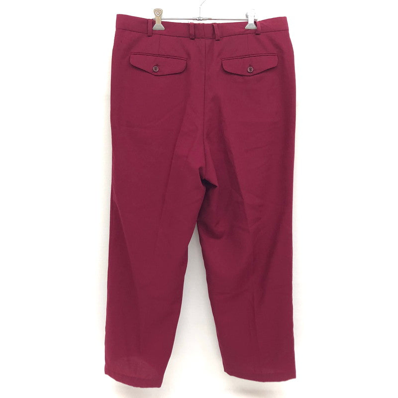 【ジャンク品】【メンズ】 REDPOINT レッドポイント スラックスパンツ カラーパンツ ズボン ボトムス 157-240919-rs-02-fur サイズ：27 カラー：ボルドー・ワイン系 万代Net店