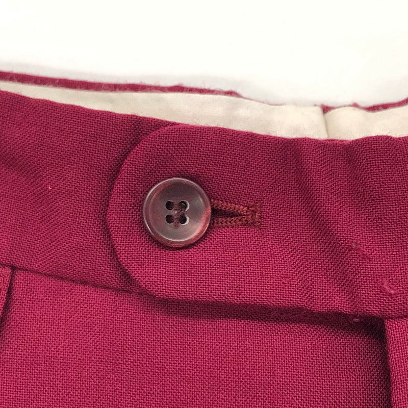 【ジャンク品】【メンズ】 REDPOINT レッドポイント スラックスパンツ カラーパンツ ズボン ボトムス 157-240919-rs-02-fur サイズ：27 カラー：ボルドー・ワイン系 万代Net店