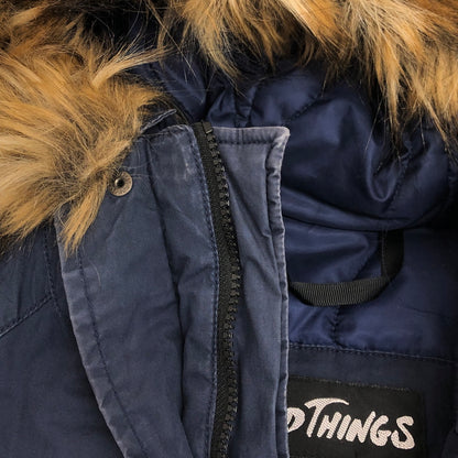 【現状渡し品】【メンズ】 WILDTHINGS ワイルドシングス ダウンジャケット アウトドア 144-251204-yu-04-fur サイズ：L カラー：ネイビー系 万代Net店