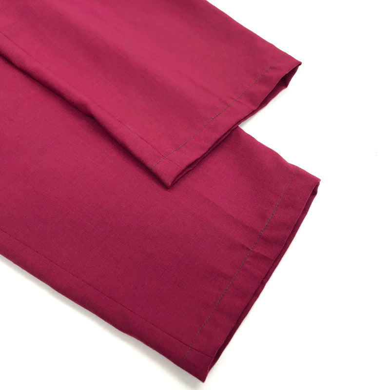 【ジャンク品】【メンズ】 REDPOINT レッドポイント スラックスパンツ カラーパンツ ズボン ボトムス 157-240919-rs-02-fur サイズ：27 カラー：ボルドー・ワイン系 万代Net店