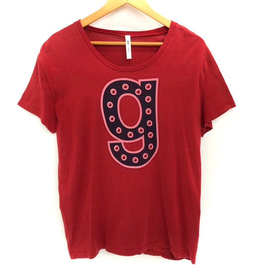 【現状渡し品】【メンズ】 glamb グラム S/S TEE 半袖 Tシャツ トップス ストリート系 142-251204-yu-05-fur カラー：レッド 万代Net店