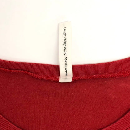 【現状渡し品】【メンズ】 glamb グラム S/S TEE 半袖 Tシャツ トップス ストリート系 142-251204-yu-05-fur カラー：レッド 万代Net店