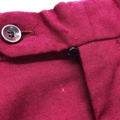 【ジャンク品】【メンズ】 REDPOINT レッドポイント スラックスパンツ カラーパンツ ズボン ボトムス 157-240919-rs-02-fur サイズ：27 カラー：ボルドー・ワイン系 万代Net店