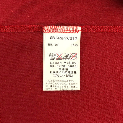 【現状渡し品】【メンズ】 glamb グラム S/S TEE 半袖 Tシャツ トップス ストリート系 142-251204-yu-05-fur カラー：レッド 万代Net店