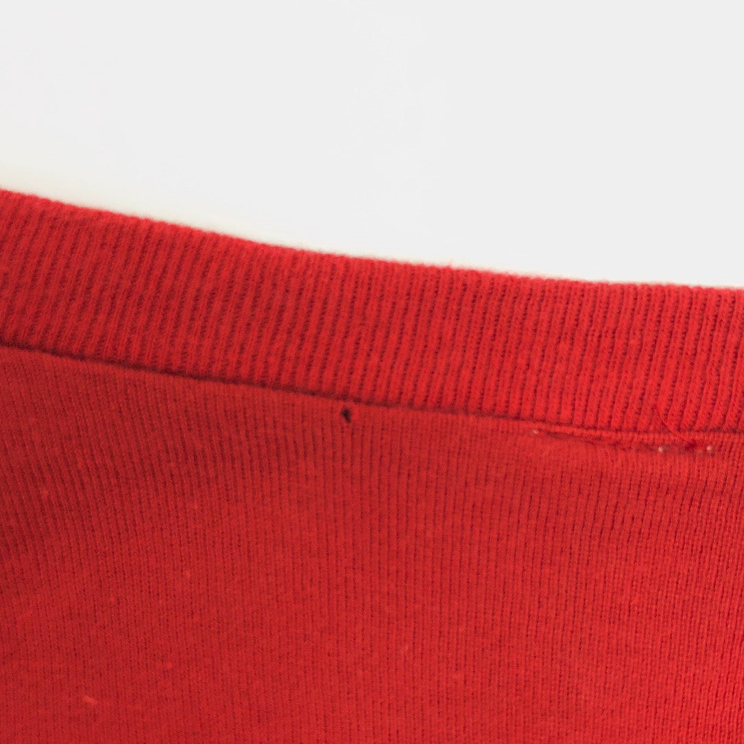 【現状渡し品】【メンズ】 glamb グラム S/S TEE 半袖 Tシャツ トップス ストリート系 142-251204-yu-05-fur カラー：レッド 万代Net店