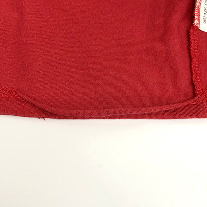 【現状渡し品】【メンズ】 glamb グラム S/S TEE 半袖 Tシャツ トップス ストリート系 142-251204-yu-05-fur カラー：レッド 万代Net店