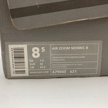 【中古品】【メンズ】 NIKE ナイキ パーツ破損有 679045-621 AIR ZOOM SEISMIC 靴 スニーカー 160-250616-NS-27-iwa サイズ：26.5cm カラー：レッド ホワイト 万代Net店