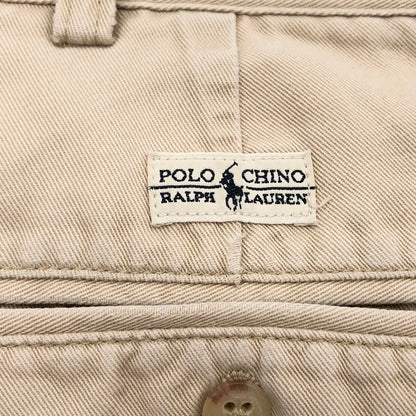 【現状渡し品】【メンズ】 POLO RALPH LAUREN ポロ・ラルフローレン TYLERSHORT チノショーツ ショートパンツ ボトムス ヴィンテージ系 153-240529-rs-04-fur サイズ：M カラー：ベージュ系 万代Net店