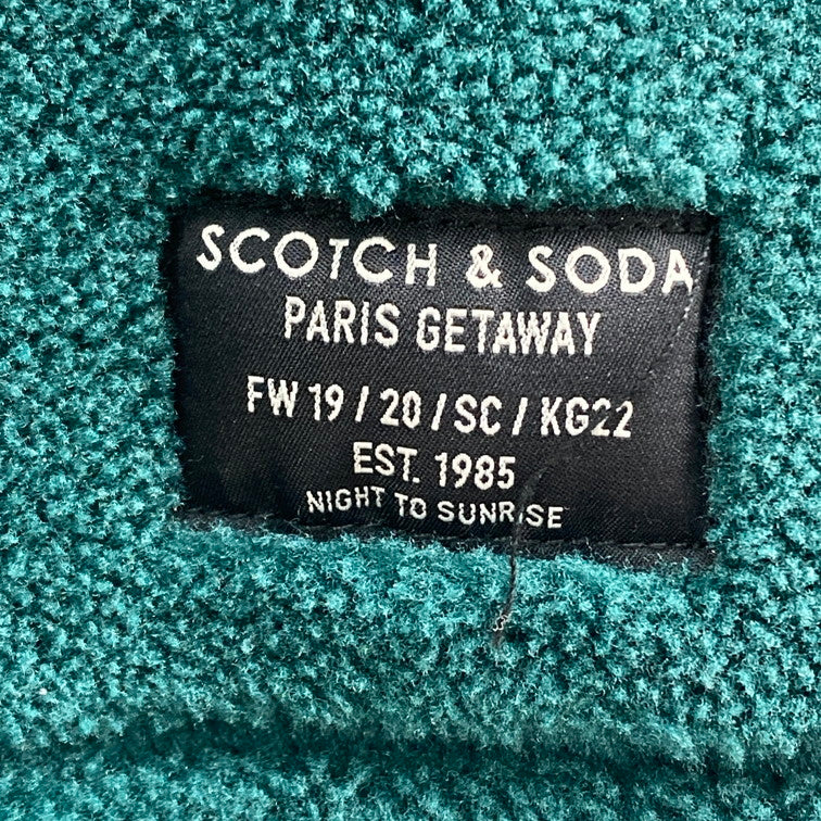 【中古品】【メンズ】 SCOTCH & SODA フリースジャケット 141-260203-WA-12-iwa サイズ：M カラー：グリーン 万代Net店